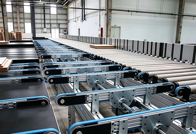 Furniture Factory Intelligent Panel Sorting and Conveying Production Line