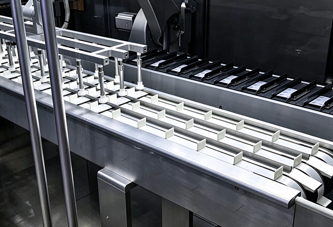 Automated Pharmaceutical / Daily Chemical Packaging Box Conveying Line